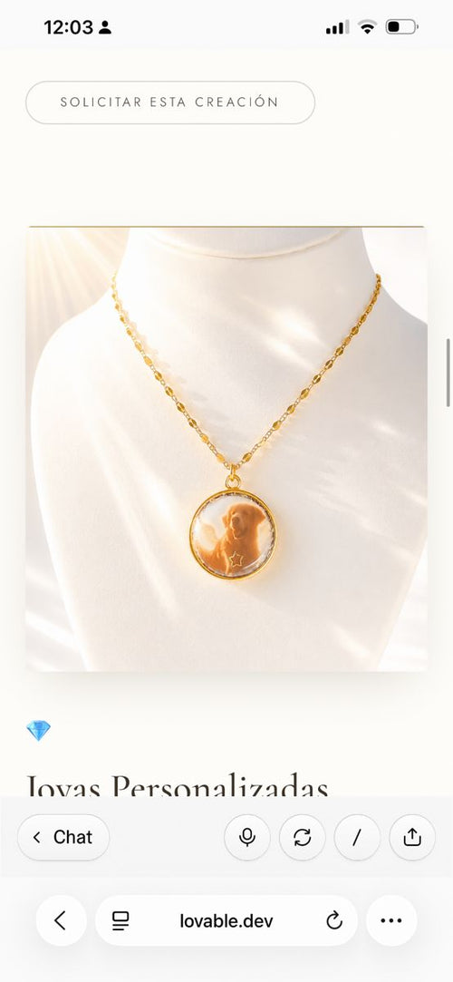 Colgante personalizado con foto